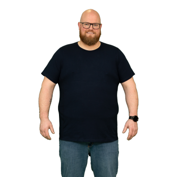 Alca Easy-Going 1-Pck Men T-Shirt O-Neck Navy XXL