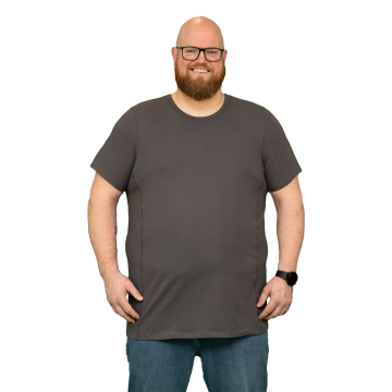 Alca Easy-Going 1-Pck Men T-Shirt O-Neck Dark Grey 5XL 