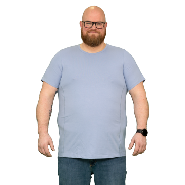 Alca Easy-Going 1-Pck Men T-Shirt O-Neck Sky Blue XL