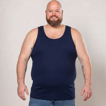 Alca Rib O-Fit Heren Singlet