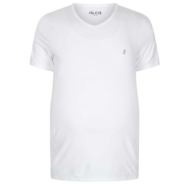Alca Easy-Going 1-Pck Men T-Shirt V-Neck White