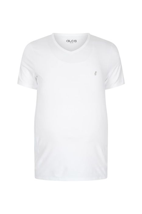 Alca Classic 1-pack T-shirt V-Hals Wit 4XL-B