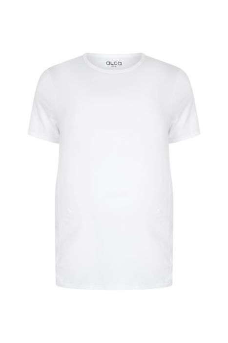 Alca Classic 2-pack T-shirt Ronde Hals Wit 4XL-B